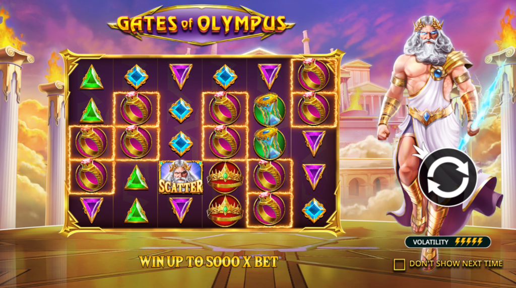 gates of olympus slot review – gameplay screenshot with multiplier feature